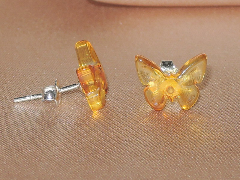 Jantarove náušnice JNE020DM Jantarove náušnice JNE020DM