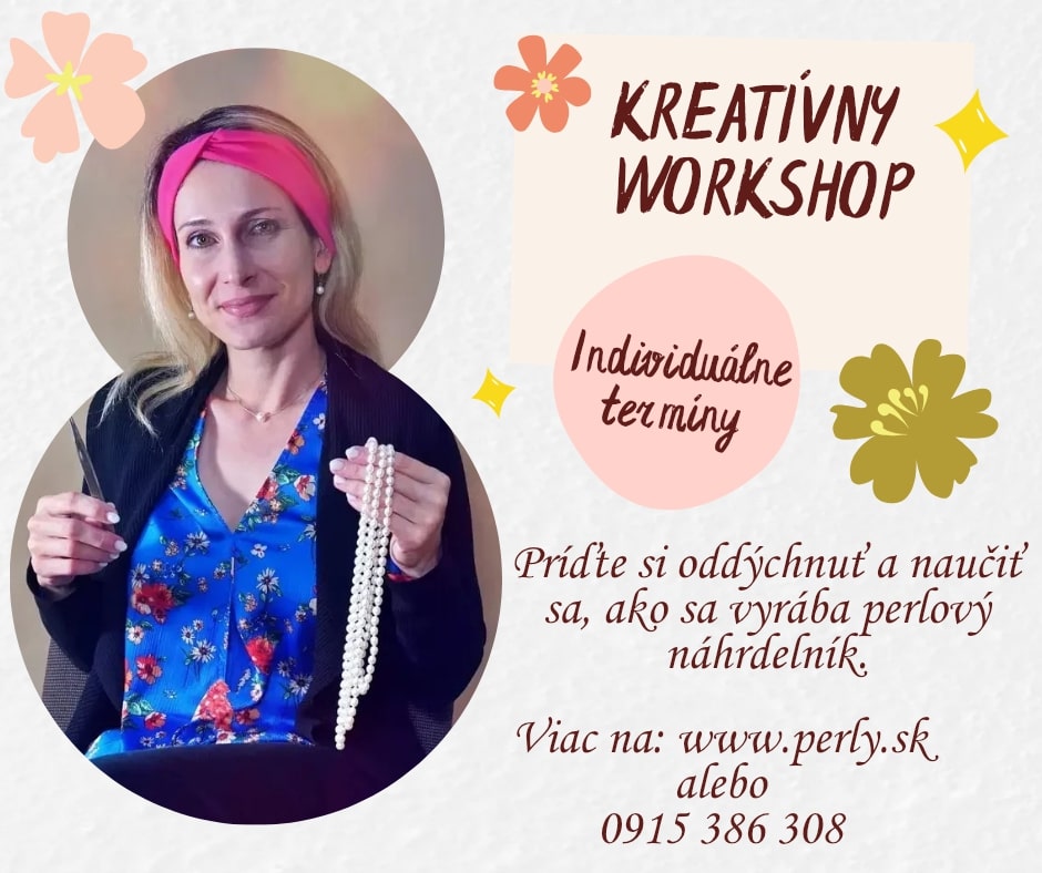 Kreatívní kurz - výroba perlového náhrdelníku. KK01 Kreatívní kurz - výroba perlového náhrdelníku. KK01