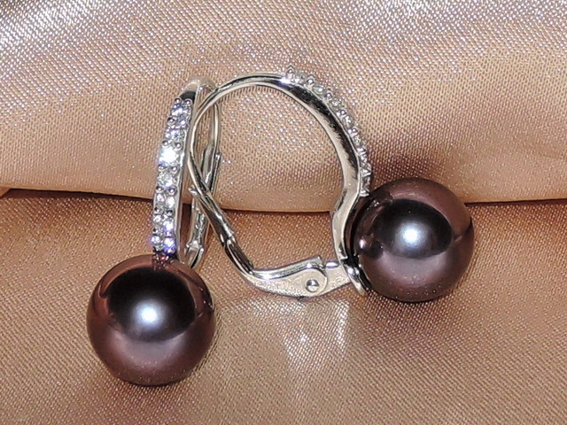 Perlové náušnice BC021WFE-B Perlové náušnice BC021WFE-B