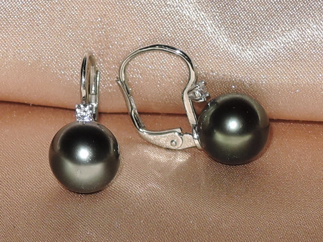 Perlové náušnice BC022WE-TAA+ Perlové náušnice BC022WE-TAA+