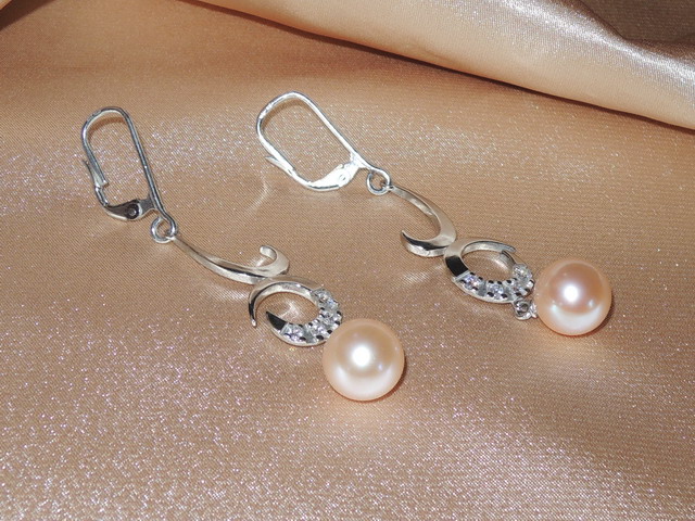 Perlové náušnice BC03SE-P Perlové náušnice BC03SE-P