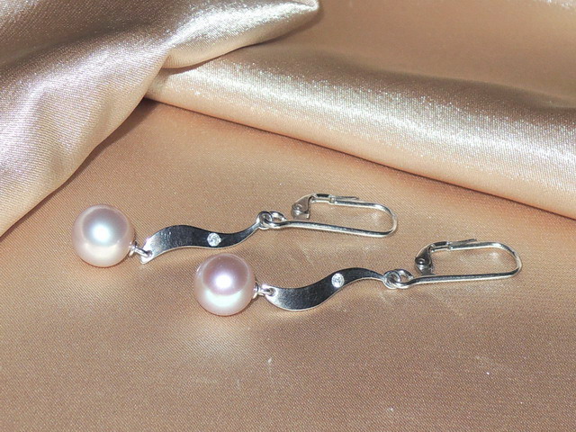 Perlové náušnice BC04SE-P Perlové náušnice BC04SE-P