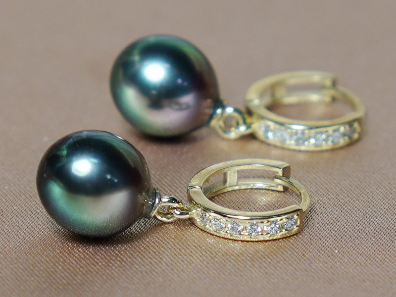 Perlové náušnice DS120TDyE Perlové náušnice DS120TDyE