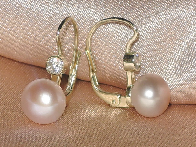 Perlové náušnice DS222YBE-L Perlové náušnice DS222YBE-L