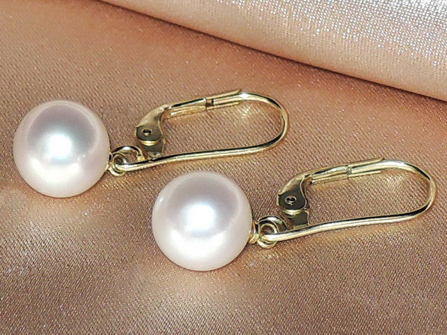 Perlové náušnice FE003wM Perlové náušnice FE003wM