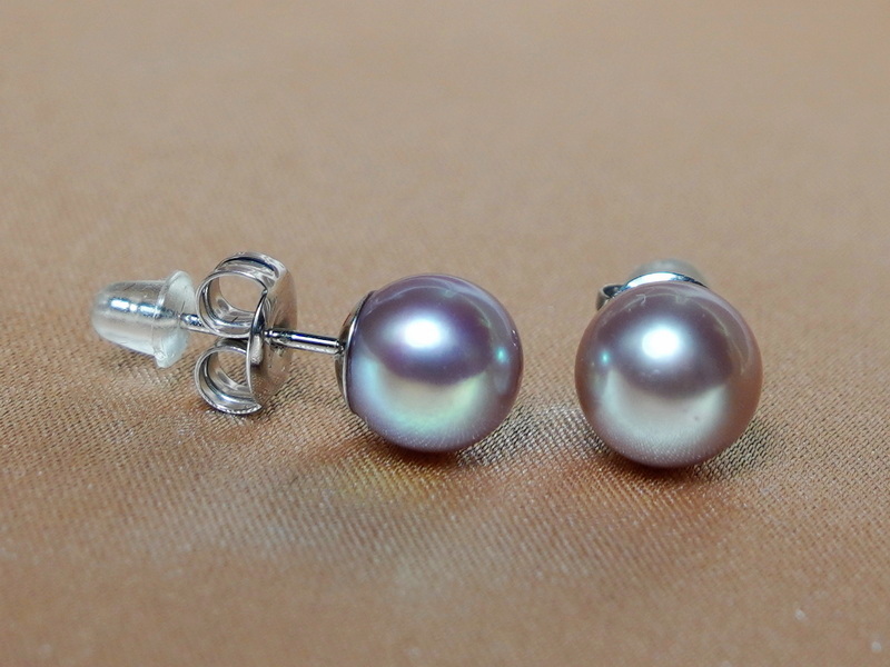 Zlaté náušnice 14K s říčními perlami AAA FLE585AAAwP Zlaté náušnice 14K s říčními perlami AAA FLE585AAAwP