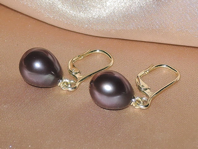 Perlové náušnice FTyE005bJ Perlové náušnice FTyE005bJ