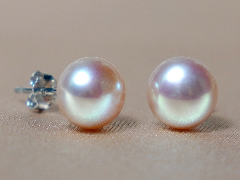 Perlové náušnice pravé perly růžové PE0144E Perlové náušnice pravé perly růžové PE0144E