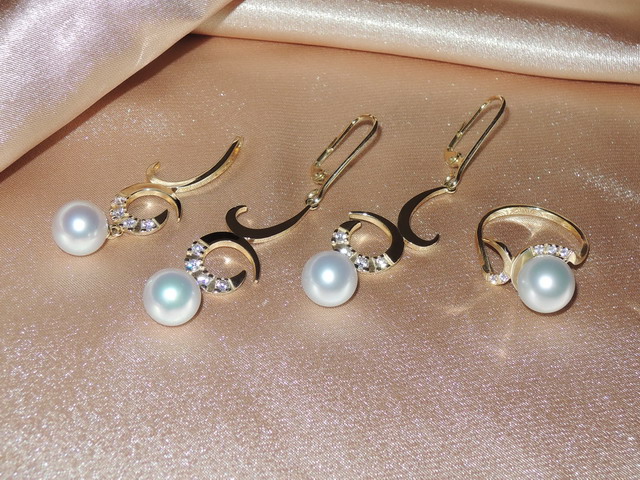 Perlové šperky BC03YS-W Perlové šperky BC03YS-W