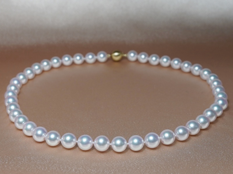 Perlový náhrdelník z japonských akoya perel HANADAMA 9mm HANADAMA 9095 Perlový náhrdelník z japonských akoya perel HANADAMA 9mm HANADAMA 9095