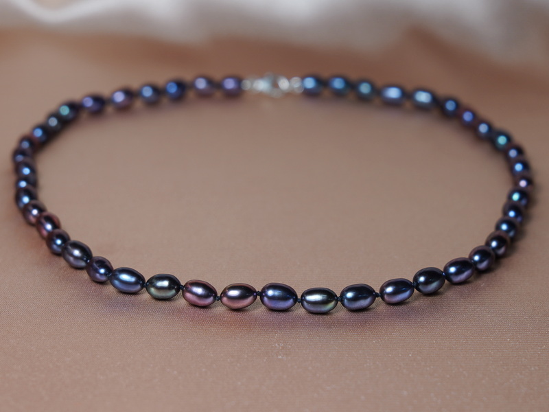 Perlový náhrdelník OSN06AA+bM Perlový náhrdelník OSN06AA+bM