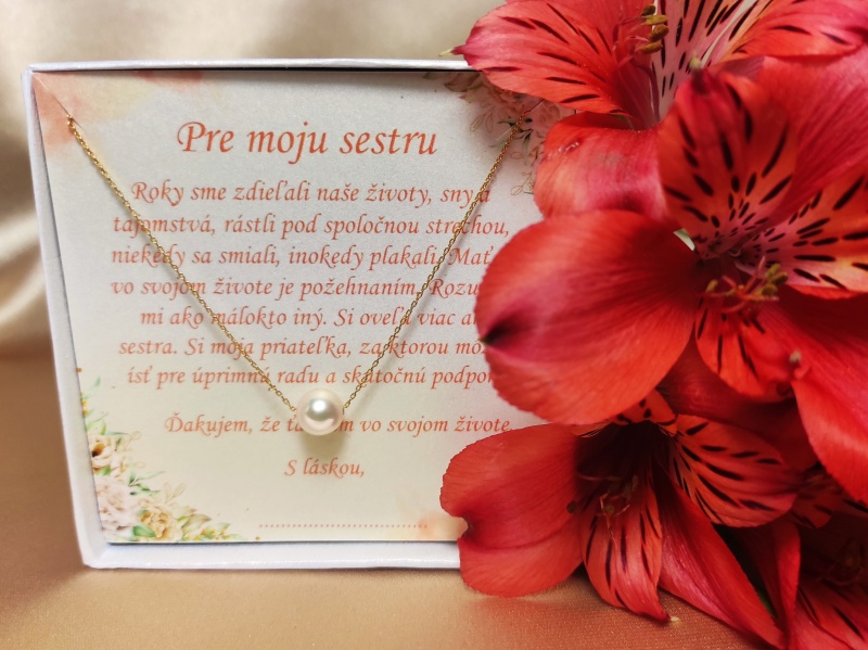 Personalizovaný perlový náhrdelník PS006 Personalizovaný perlový náhrdelník PS006