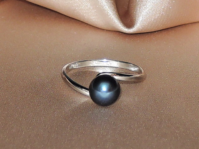 Prsten s perlou BC028WBR-B Prsten s perlou BC028WBR-B