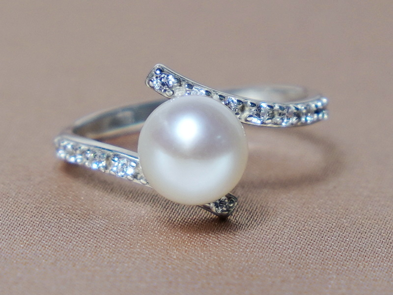 Prsten s perlou BC029SBR-W Prsten s perlou BC029SBR-W