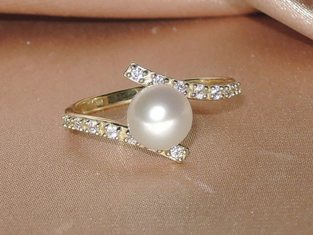 Prsten s perlou BC029YBR-W Prsten s perlou BC029YBR-W