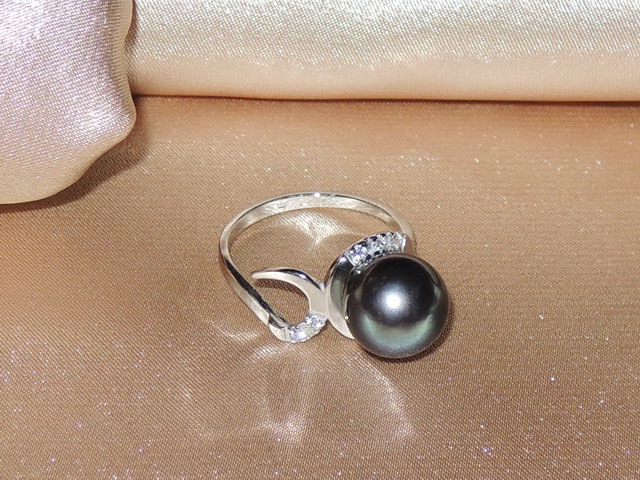 Prsten s perlou BC03SR-B Prsten s perlou BC03SR-B