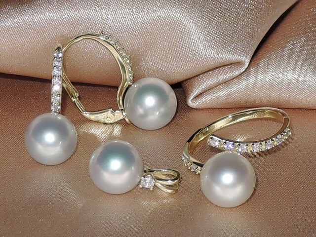 Šperky s perlami BC130YS-W Šperky s perlami BC130YS-W