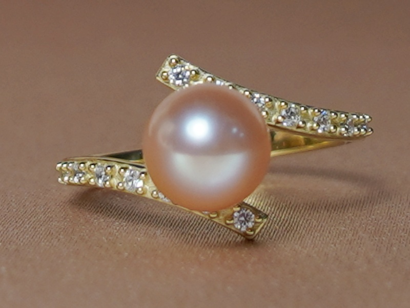 Zlatý prsten 14K s perlou BC029YFR-P Zlatý prsten 14K s perlou BC029YFR-P
