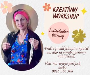 Kreatívní kurz - výroba perlového náhrdelníku. KK01 Kreatívní kurz - výroba perlového náhrdelníku. KK01