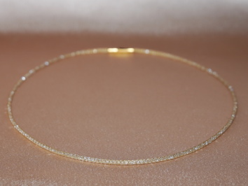 Mesh řetízek žlutý 2 mm  MCH2G