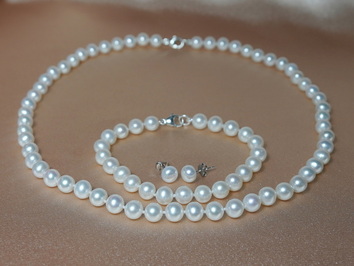 Set perlových šperků NRSET7075AA+wJ Set perlových šperků NRSET7075AA+wJ