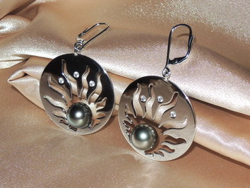 Perlové náušnice BC01WE-T Perlové náušnice BC01WE-T