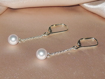 Perlové náušnice  BC020YE-A Perlové náušnice  BC020YE-A