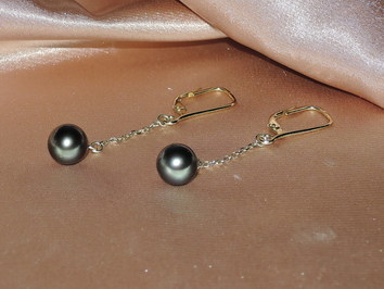 Perlové náušnice BC020YE-TAA+ Perlové náušnice BC020YE-TAA+