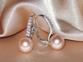 Perlové náušnice BC021SE-P Perlové náušnice BC021SE-P