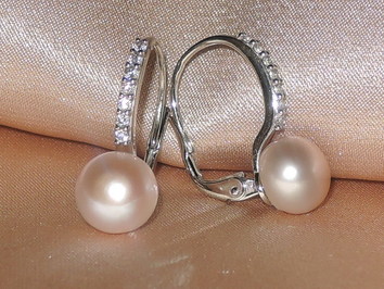 Perlové náušnice BC021WBE-L Perlové náušnice BC021WBE-L