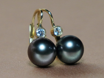 Perlové náušnice  DS222YE-T Perlové náušnice  DS222YE-T