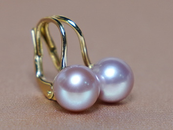 Perlové náušnice sladkovodní perly ve 14K zlatě DS701YFE-L Perlové náušnice sladkovodní perly ve 14K zlatě DS701YFE-L