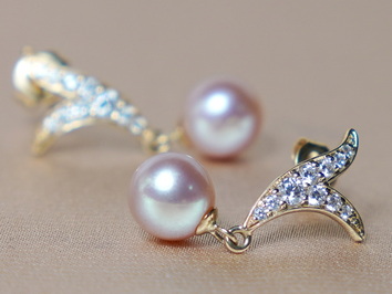 Perlové náušnice WW06YVE-FP Perlové náušnice WW06YVE-FP