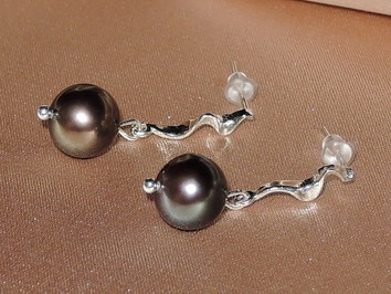 Perlové náušnice ZPE010b Perlové náušnice ZPE010b