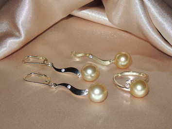 Perlové šperky BC04YS-G Perlové šperky BC04YS-G