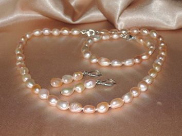 Perlové šperky BSET7080Gp Perlové šperky BSET7080Gp