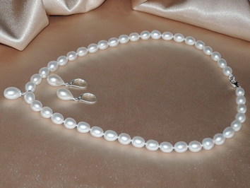 Perlové šperky OSSET077AA+wJ Perlové šperky OSSET077AA+wJ