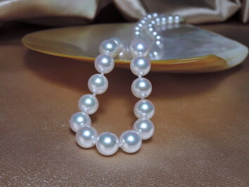 Náhrdelník z japonských akoya perel 7 mm AAA APN7075C Náhrdelník z japonských akoya perel 7 mm AAA APN7075C