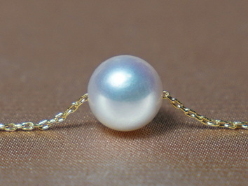 Zlatý náhrdelník 14K japonská akoya perla AAA APN777YG Zlatý náhrdelník 14K japonská akoya perla AAA APN777YG