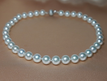 Náhrdelník perly Jižního Pacifiku JPN125AA+wO Náhrdelník perly Jižního Pacifiku JPN125AA+wO