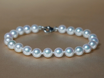 Japonské akoya perly náramek APB6570C Japonské akoya perly náramek APB6570C