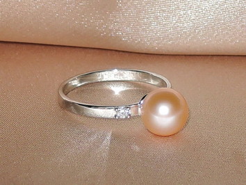 Prsten s perlou BC027SR-P Prsten s perlou BC027SR-P