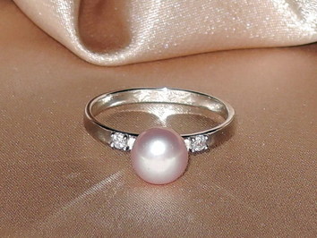 Prsten s perlou BC027WBR-L Prsten s perlou BC027WBR-L