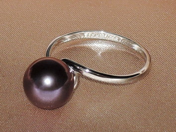 Prsten s perlou BC028SR-B Prsten s perlou BC028SR-B