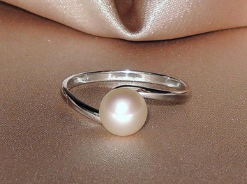 Prsten s perlou BC028WBR-P Prsten s perlou BC028WBR-P