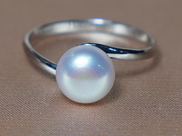 Prsten s perlou BC028WBR-W Prsten s perlou BC028WBR-W