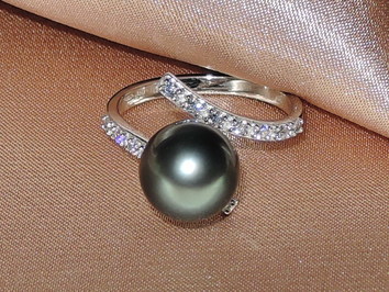 Prsten s perlou BC029WR-TAA+ Prsten s perlou BC029WR-TAA+