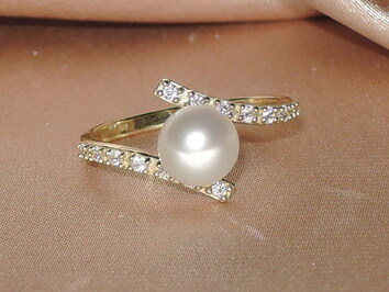 Prsten s perlou BC029YBR-W Prsten s perlou BC029YBR-W