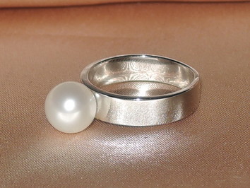 Prsten s perlou BC032SR-W Prsten s perlou BC032SR-W