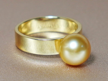 Prsten s perlou Jižního Pacifiku BC032YR-G Prsten s perlou Jižního Pacifiku BC032YR-G